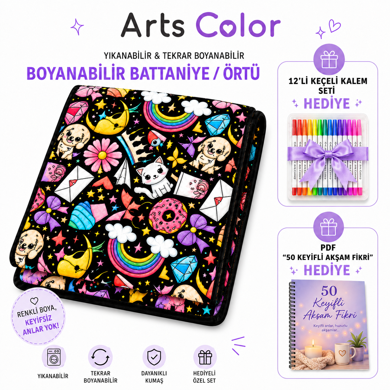 ARTS COLOR  Boyama battaniyesi
