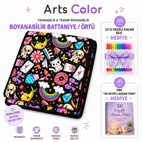 ARTS COLOR  Boyama battaniyesi