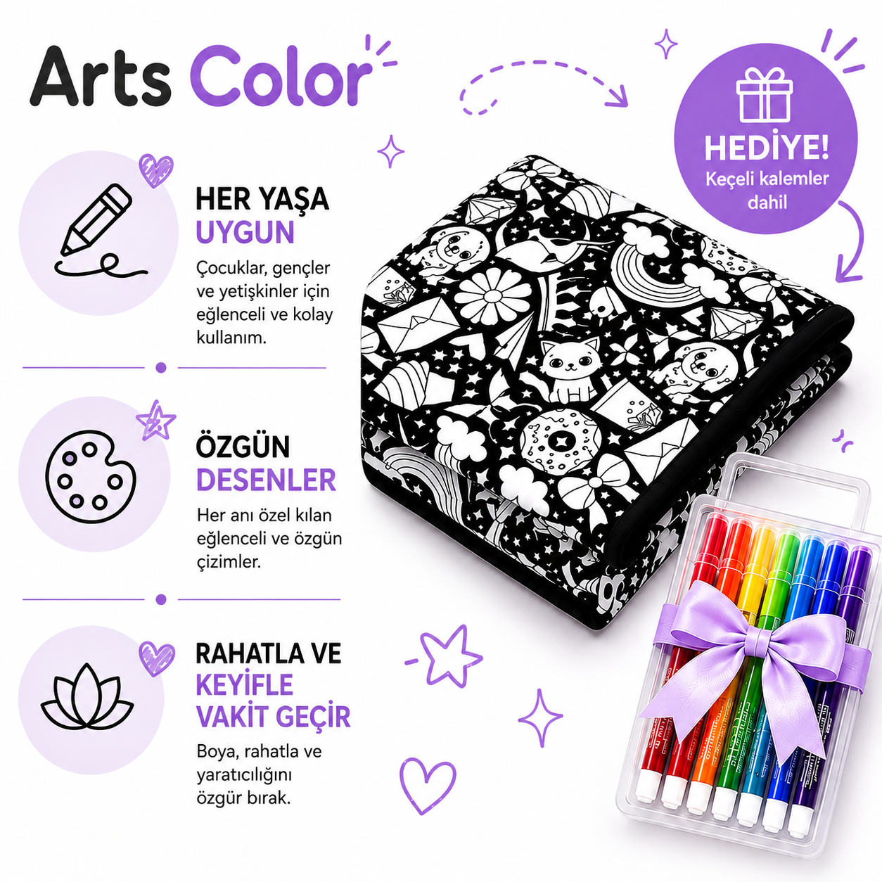 ARTS COLOR  Boyama battaniyesi