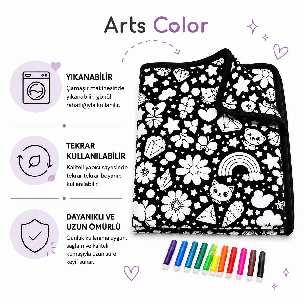ARTS COLOR  Boyama battaniyesi