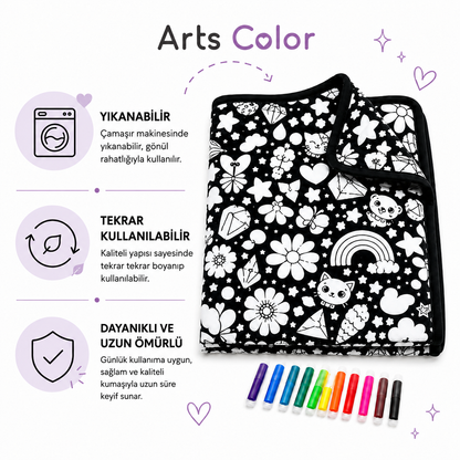ARTS COLOR  Boyama battaniyesi